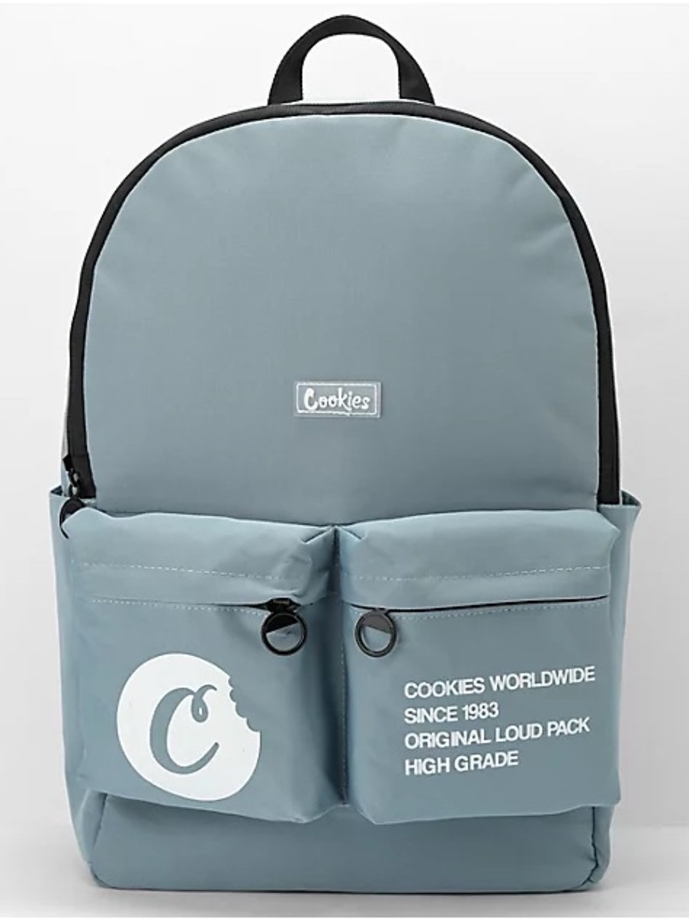 Cookies Orion Grey Blue Backpack - Classic Dual Pocket Pack